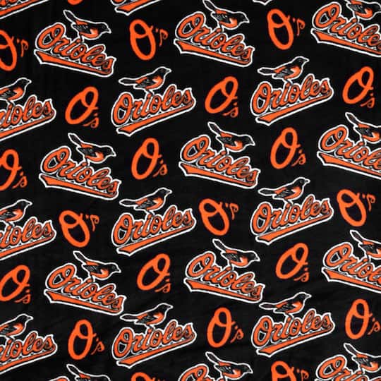 Baltimore Orioles MLB Fleece by Fabric Traditions By Michaels®